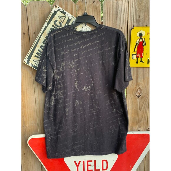 Vintage 2003 Three Days Grace One-X Promo Album All Over Print band tee XL - Picture 4 of 6